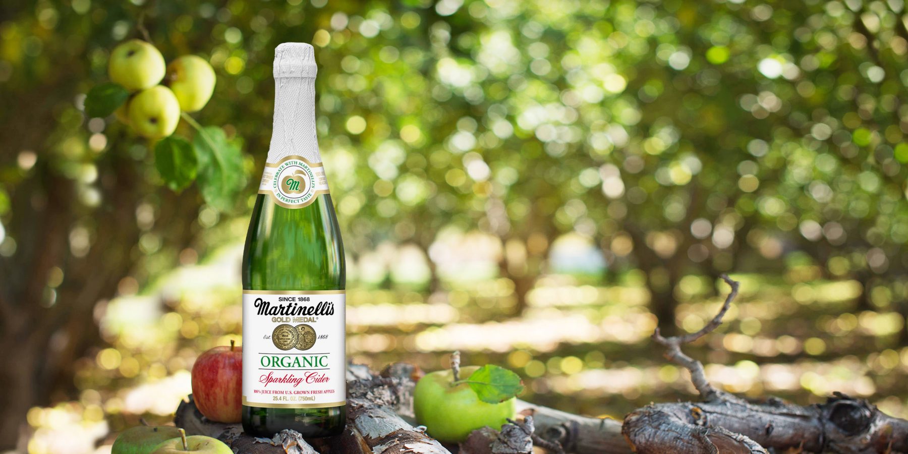 Organic Sparkling Cider - Organic Juices - S. Martinelli & Co