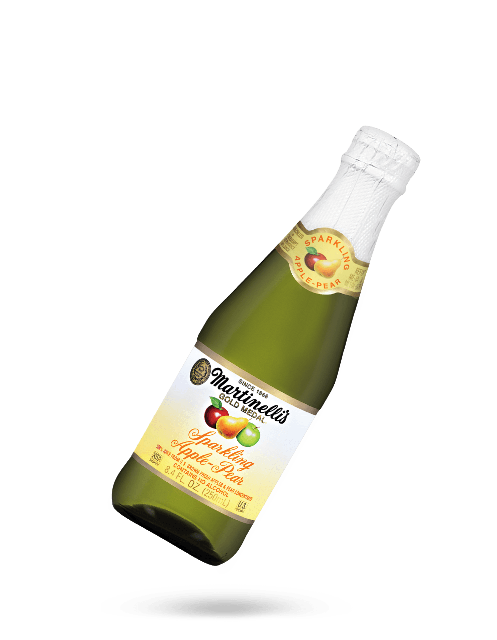Sparkling Apple-Pear Juice 8.4oz- Sparkling Juices - S. Martinelli & Co