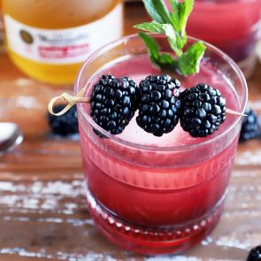 Blackberry Apple Bourbon Smash